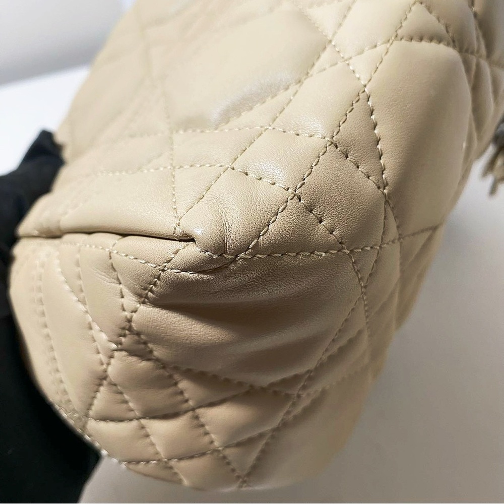 Dior Toujours Cannage Quilted Leather Tote Bag Beige & Black - Picture 12 of 14